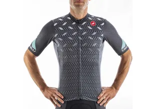 Castelli Avanti Mens Cycling Jersey (Dark Gray)