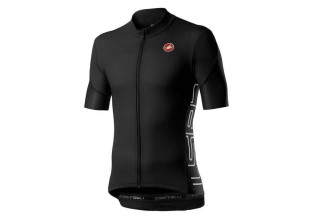Castelli Entrata V Mens Cycling Jersey (Light Black)