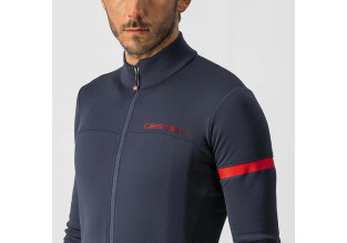 Castelli Fondo 2 Jersey (Savile Blue/Red Reflex)