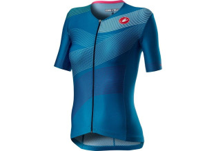 Castelli Free Speed 2 Women's Triathlon Top (Multicolour Marine Blue)