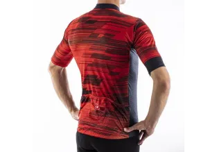Castelli Rapido Mens Cycling Jersey (Red/Savile Blue)