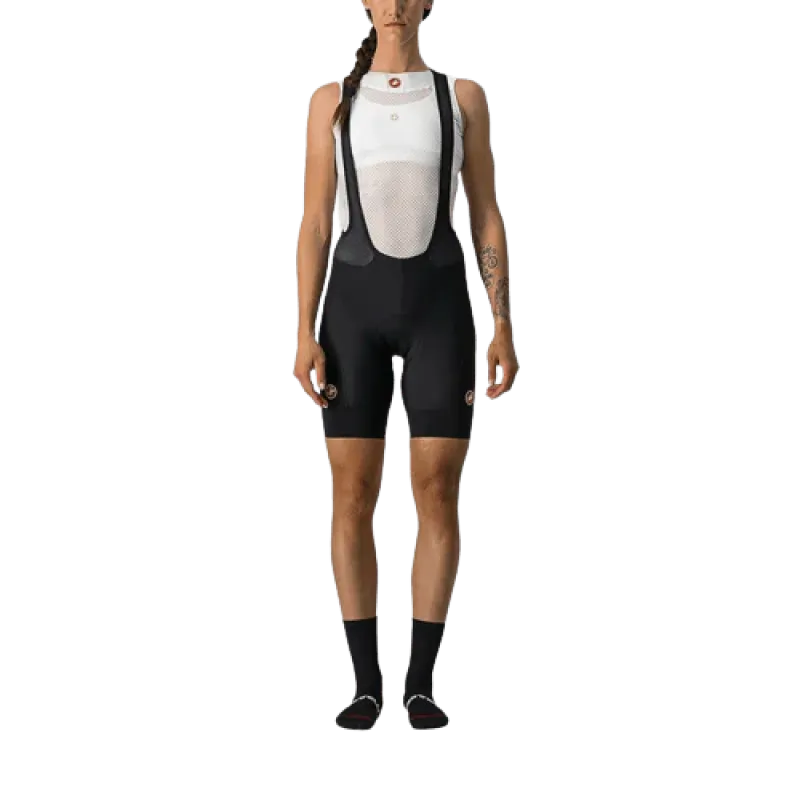 Castelli Velocissima 2 Women's Cycling Bibshorts (Black/Dark Gray)