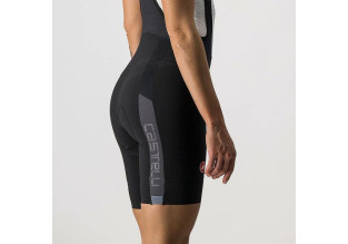 Castelli Velocissima 2 Women's Cycling Bibshorts (Black/Dark Gray)