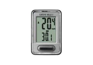 Cateye Velo-7 Cyclocomputer (Black)
