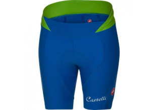 Castelli Bellissima Women's Cycling Shorts (Matte Blue/Kelly Green)