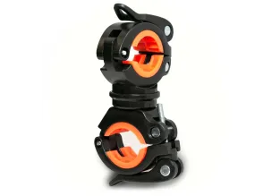 Niterider Focus Plus Flashlight Handlebar Clamp Mount (Black/Orange)