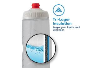 Polar Sport Insulated Nimbus Bottle-Moonlight Blue/Gold (710ml)