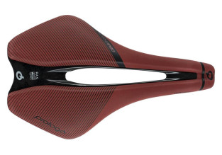 Prologo Dimension Tri Nack Saddle (Brick Red/Natural Black)
