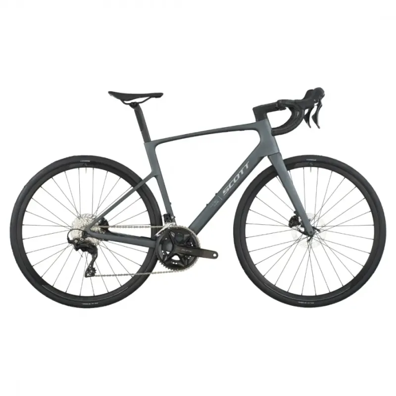 SCOTT ADDICT 50 CARBON GREY LIGHTWEIGHT AND ENDURANCE ROAD BIKE