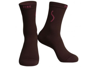 Skull Monton Fire Socks-Red