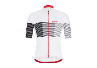 Sanitni Tono Freccia Mens Cycling Jersey (White/Black)