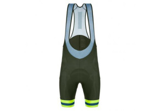 Santini Karma Kinetic Mens Cycling Bibshorts (Military Green)