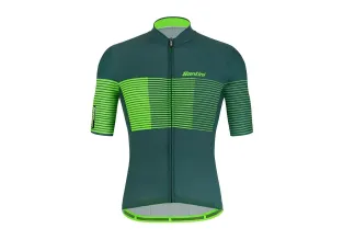 Santini Tono Freccia Mens Cycling Jersey (Green)