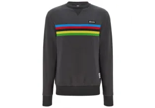 Santini UCI World Champion Unisex Full Sleeve Sweatshirt (Grey)