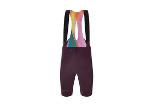 Santini Unico Edge Men's Cycling Bibshorts (Burgundy)